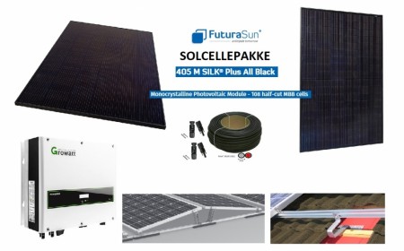 Solcellepanel Pakke 3645w / 9 Panel